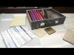 얼음 파란색 경사형 가루 된 유리 샤워실 실내 분단 벽